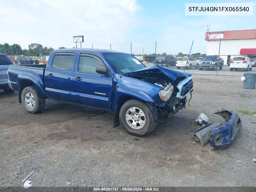 2015 Toyota Tacoma Prerunner V6 VIN: 5TFJU4GN1FX065540 Lot: 40261747