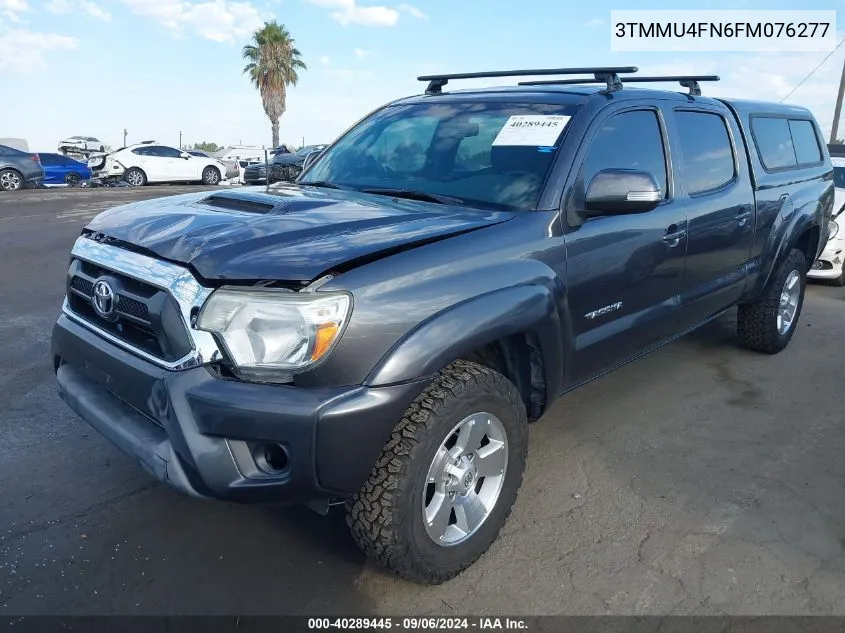 2015 Toyota Tacoma Base V6 VIN: 3TMMU4FN6FM076277 Lot: 40289445