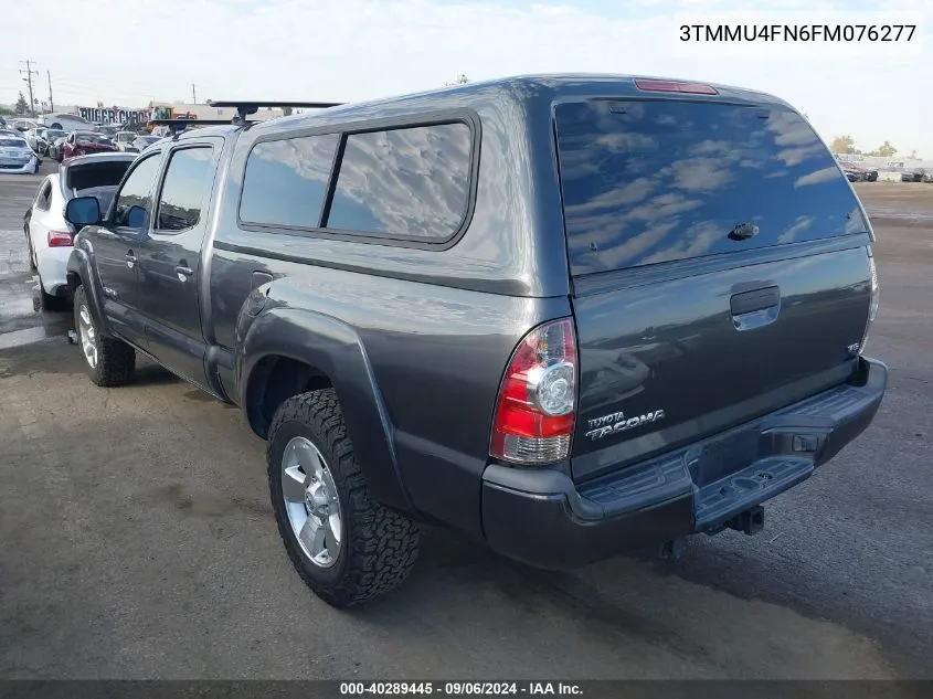 2015 Toyota Tacoma Base V6 VIN: 3TMMU4FN6FM076277 Lot: 40289445