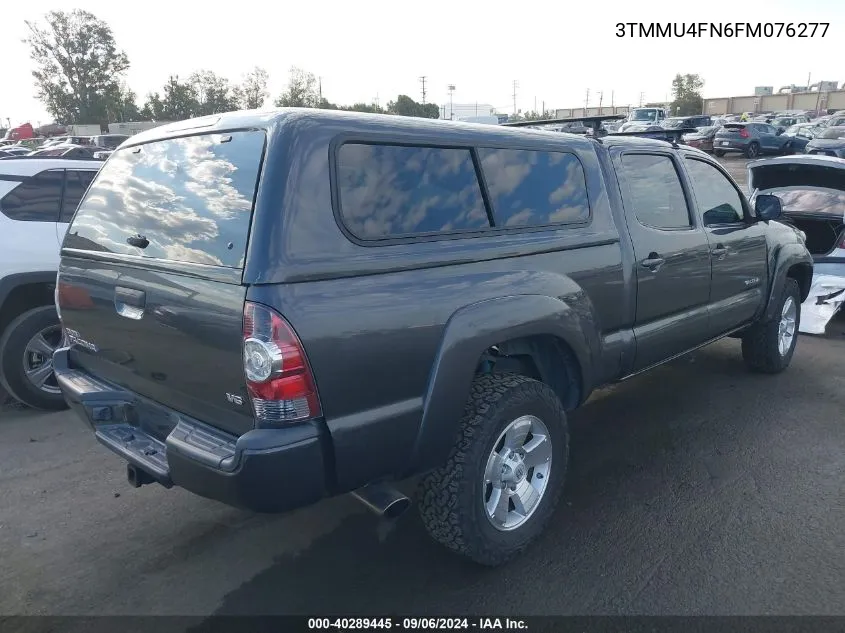 2015 Toyota Tacoma Base V6 VIN: 3TMMU4FN6FM076277 Lot: 40289445