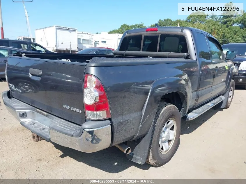 2015 Toyota Tacoma Access Cab/Trd Pro VIN: 5TFUU4EN4FX122796 Lot: 40295553