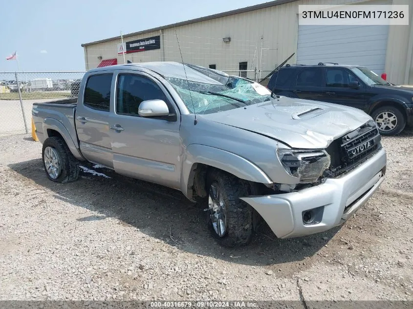 2015 Toyota Tacoma Base V6 VIN: 3TMLU4EN0FM171236 Lot: 40316679