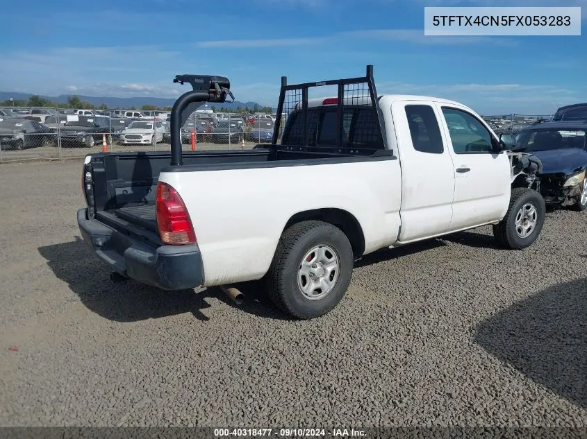 2015 Toyota Tacoma VIN: 5TFTX4CN5FX053283 Lot: 40318477