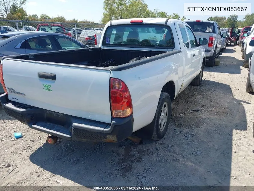 2015 Toyota Tacoma VIN: 5TFTX4CN1FX053667 Lot: 40352635