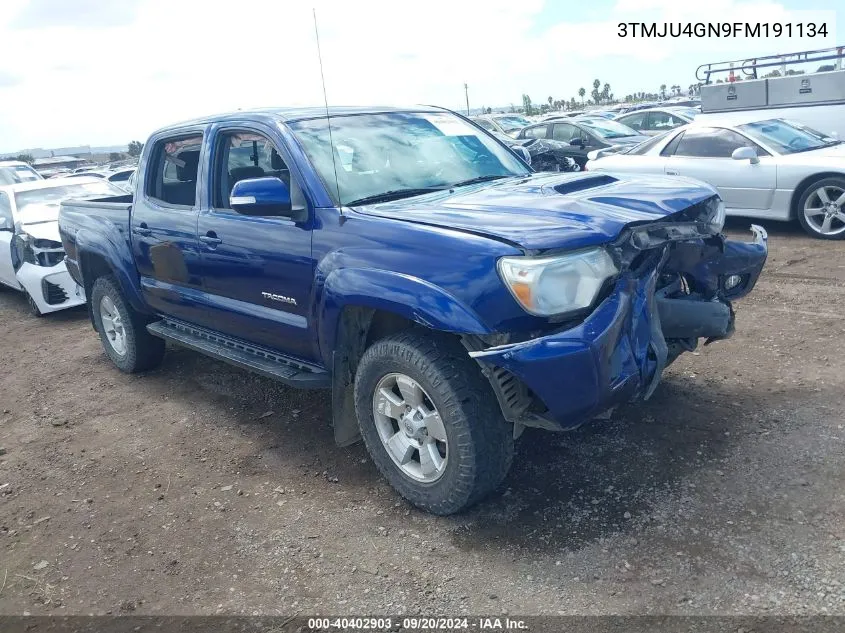 2015 Toyota Tacoma Prerunner V6 VIN: 3TMJU4GN9FM191134 Lot: 40565167