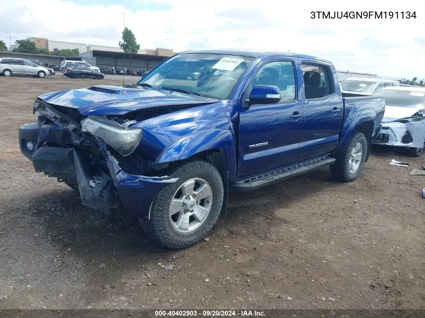 2015 Toyota Tacoma Prerunner V6 VIN: 3TMJU4GN9FM191134 Lot: 40565167