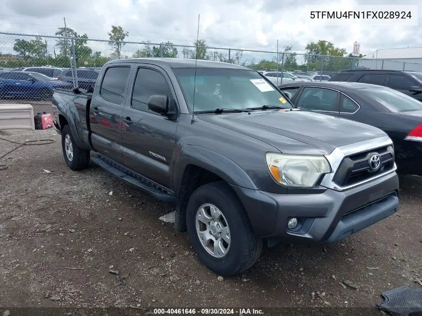 2015 Toyota Tacoma Base V6 VIN: 5TFMU4FN1FX028924 Lot: 40461646