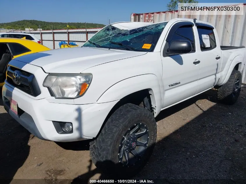 2015 Toyota Tacoma Base V6 VIN: 5TFMU4FN6FX030300 Lot: 40466650