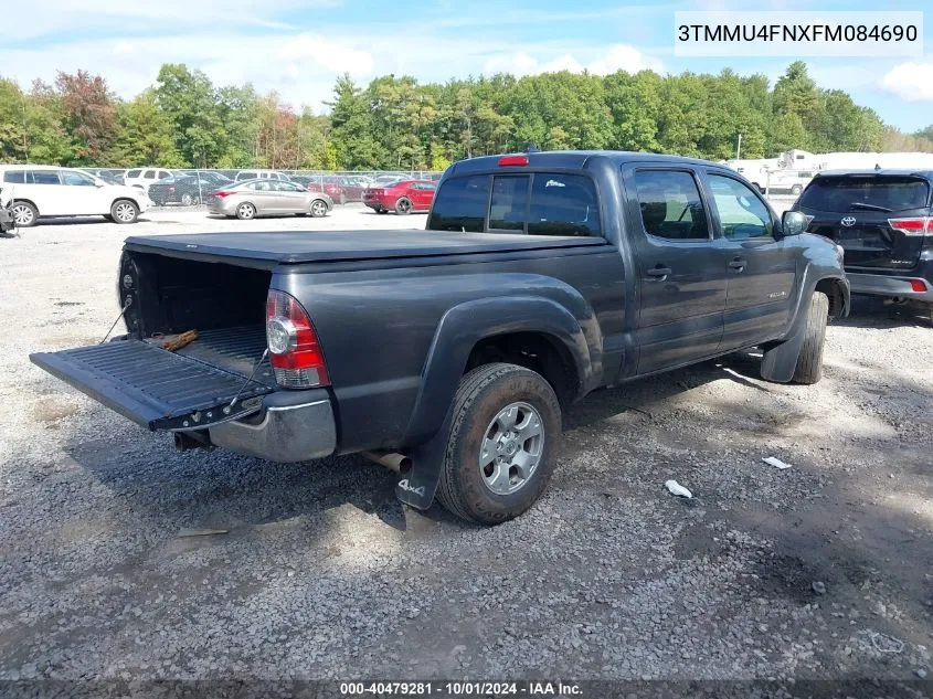 2015 Toyota Tacoma Double Cab Long Bed VIN: 3TMMU4FNXFM084690 Lot: 40479281