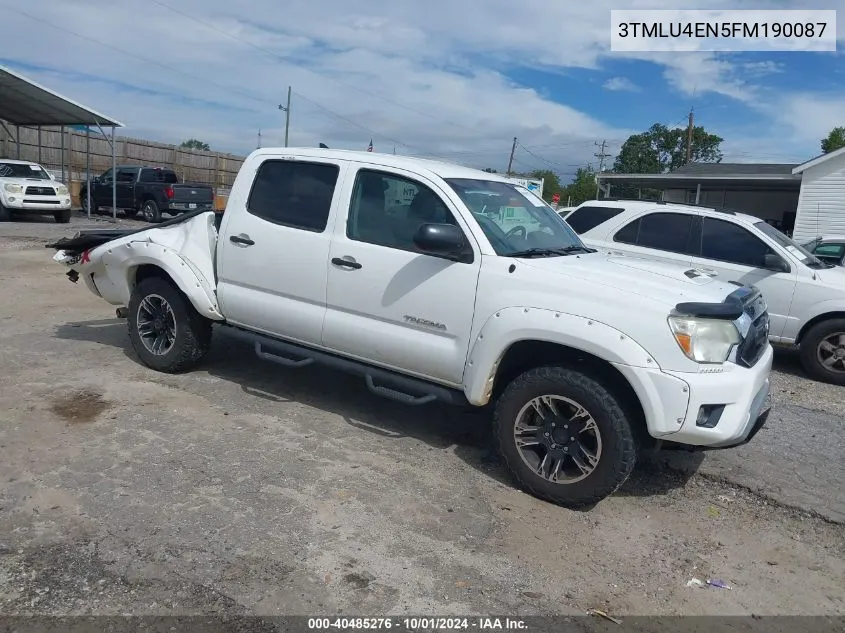 2015 Toyota Tacoma Base V6 VIN: 3TMLU4EN5FM190087 Lot: 40485276