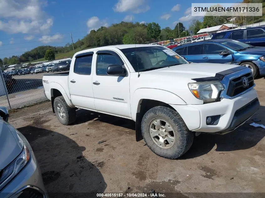 2015 Toyota Tacoma Base V6 VIN: 3TMLU4EN4FM171336 Lot: 40515157