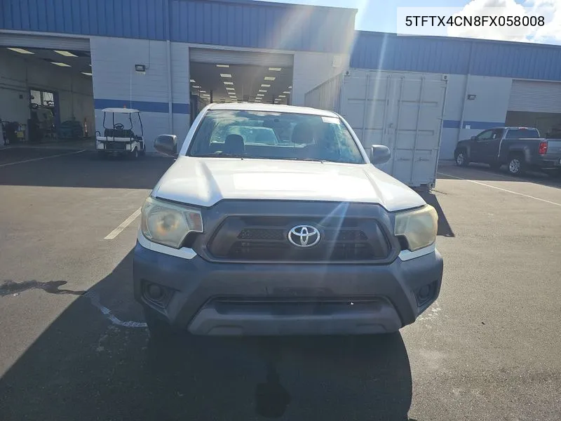 2015 Toyota Tacoma VIN: 5TFTX4CN8FX058008 Lot: 40637716