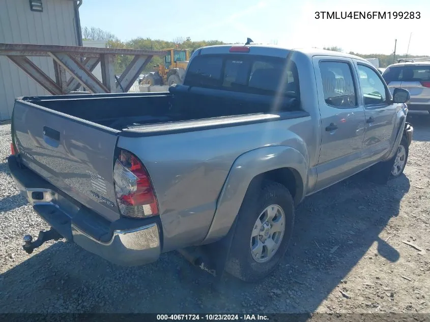 2015 Toyota Tacoma Base V6 VIN: 3TMLU4EN6FM199283 Lot: 40671724