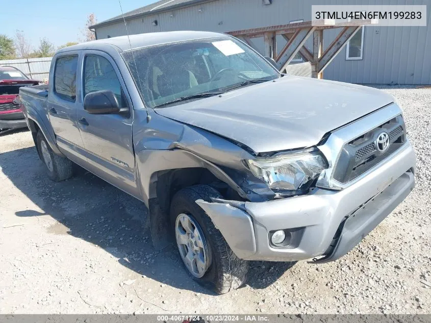 2015 Toyota Tacoma Base V6 VIN: 3TMLU4EN6FM199283 Lot: 40671724