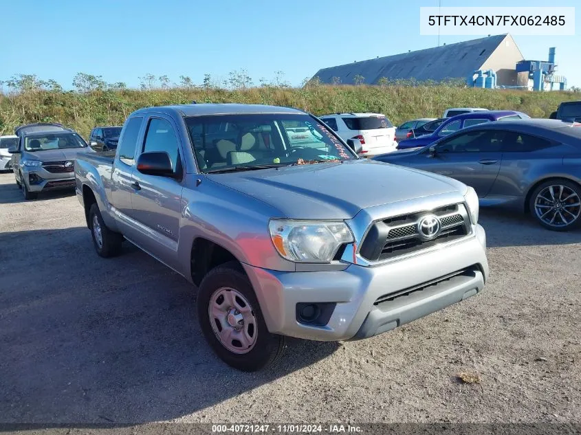 2015 Toyota Tacoma VIN: 5TFTX4CN7FX062485 Lot: 40721247