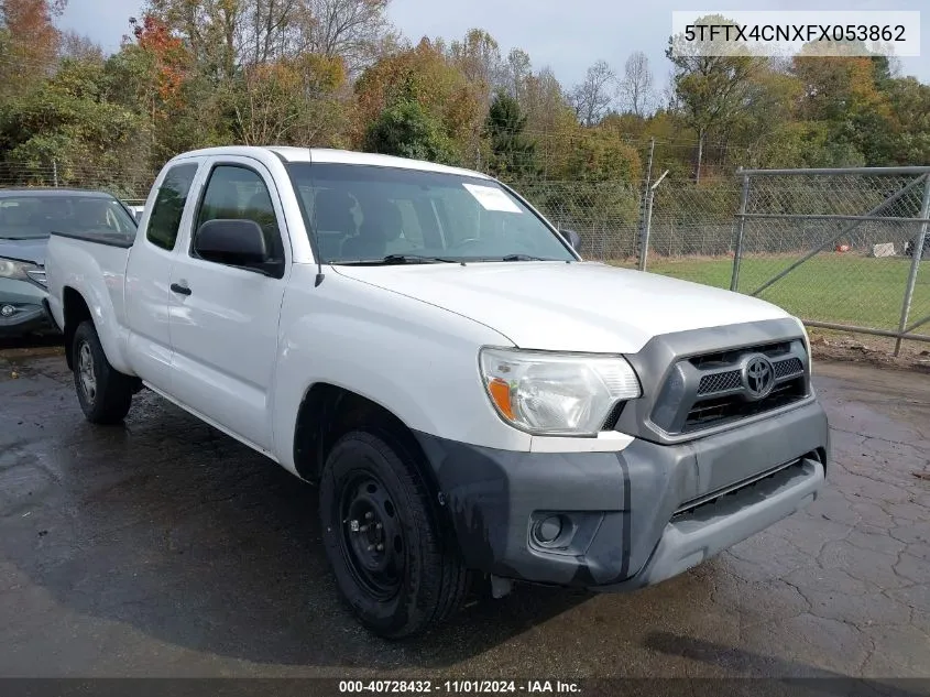 2015 Toyota Tacoma VIN: 5TFTX4CNXFX053862 Lot: 40728432