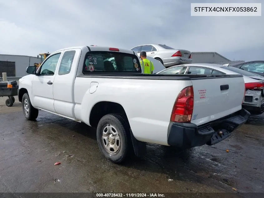 2015 Toyota Tacoma VIN: 5TFTX4CNXFX053862 Lot: 40728432