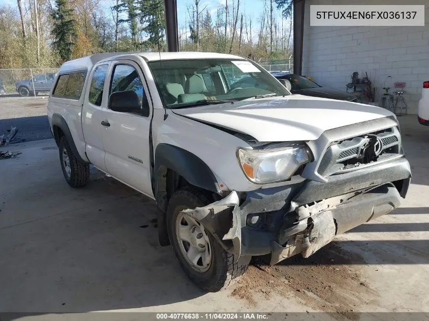 2015 Toyota Tacoma VIN: 5TFUX4EN6FX036137 Lot: 40776638