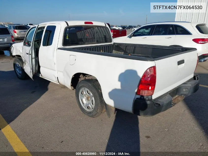 2015 Toyota Tacoma VIN: 5TFTX4CN7FX064530 Lot: 40828993