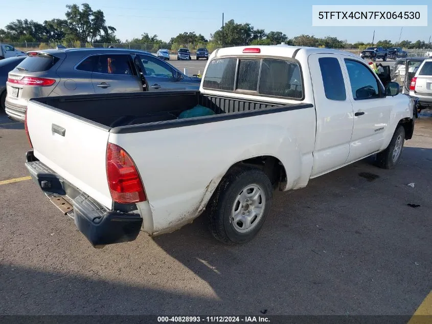 2015 Toyota Tacoma VIN: 5TFTX4CN7FX064530 Lot: 40828993