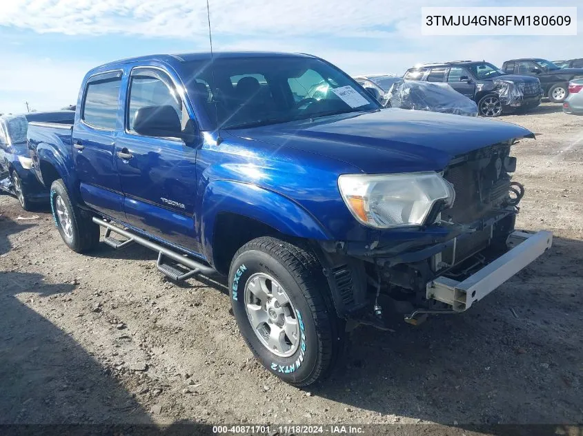 2015 Toyota Tacoma Prerunner V6 VIN: 3TMJU4GN8FM180609 Lot: 40871701