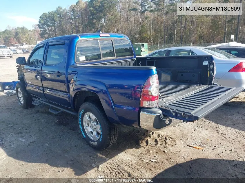 2015 Toyota Tacoma Prerunner V6 VIN: 3TMJU4GN8FM180609 Lot: 40871701