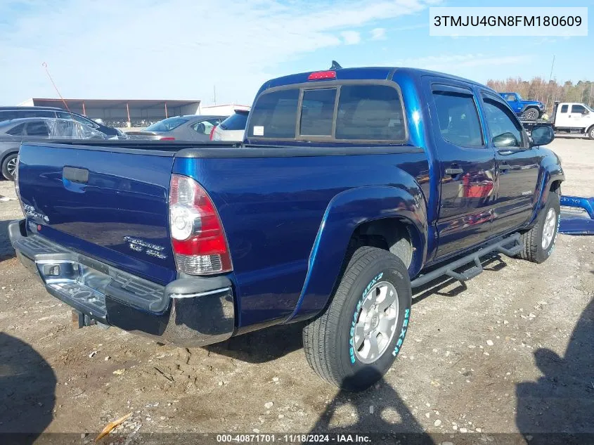 2015 Toyota Tacoma Prerunner V6 VIN: 3TMJU4GN8FM180609 Lot: 40871701