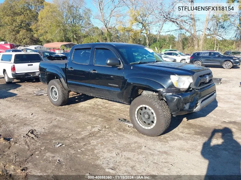 2015 Toyota Tacoma Base V6 VIN: 5TFLU4EN5FX118154 Lot: 40888360