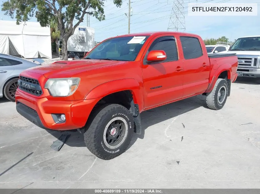 2015 Toyota Tacoma Trd Pro VIN: 5TFLU4EN2FX120492 Lot: 40889189