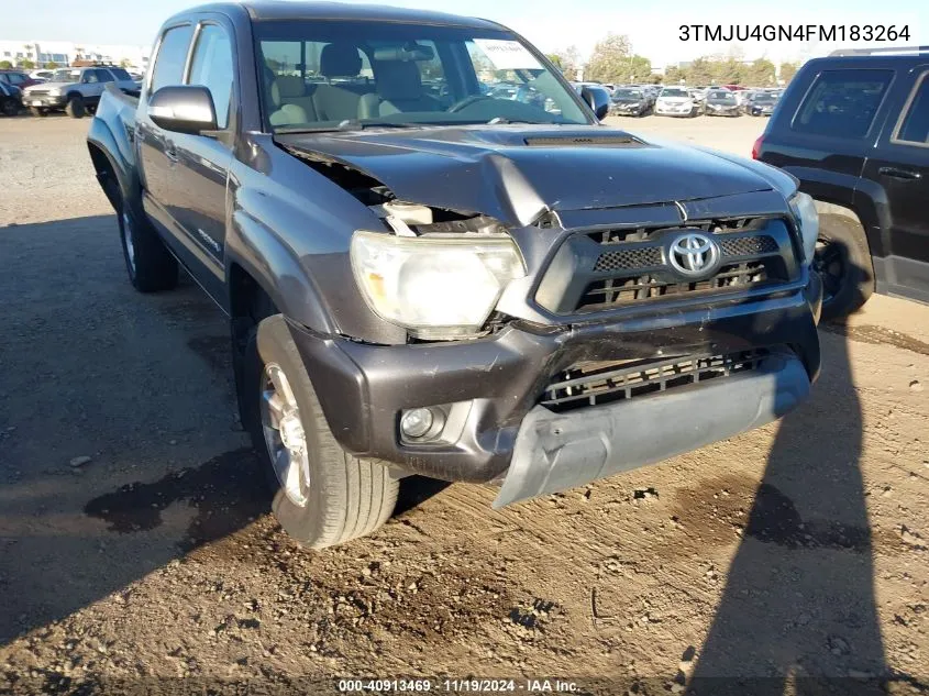 2015 Toyota Tacoma Double Cab Prerunner VIN: 3TMJU4GN4FM183264 Lot: 40913469