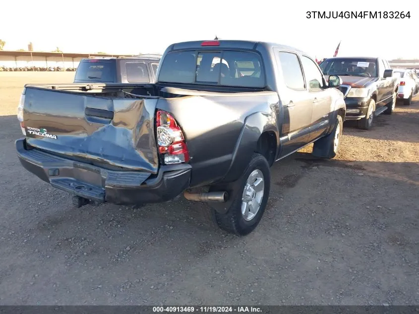 2015 Toyota Tacoma Double Cab Prerunner VIN: 3TMJU4GN4FM183264 Lot: 40913469