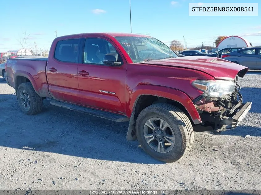 5TFDZ5BN8GX008541 2016 Toyota Tacoma Sr5