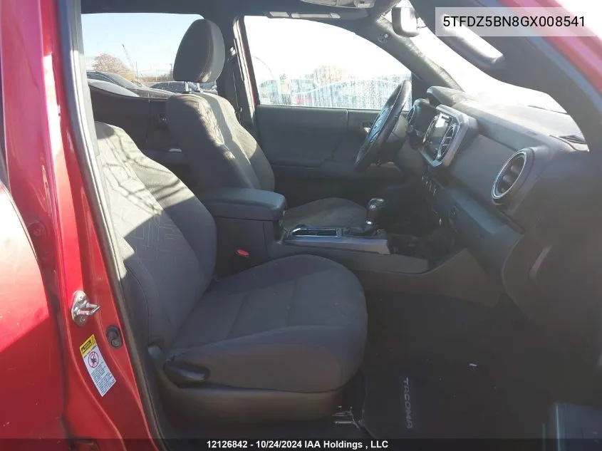 5TFDZ5BN8GX008541 2016 Toyota Tacoma Sr5