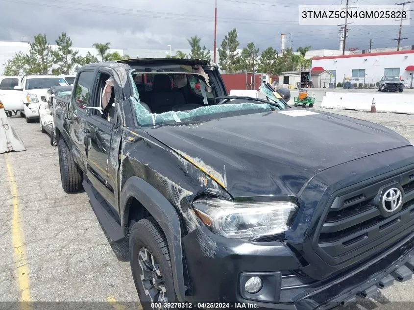 2016 Toyota Tacoma Trd Off Road VIN: 3TMAZ5CN4GM025828 Lot: 39278312