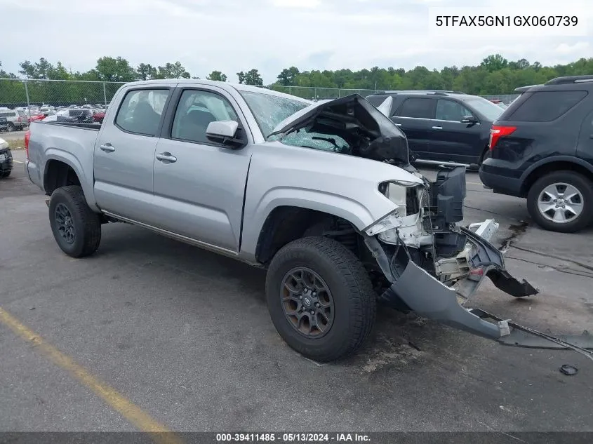 2016 Toyota Tacoma Sr VIN: 5TFAX5GN1GX060739 Lot: 39411485