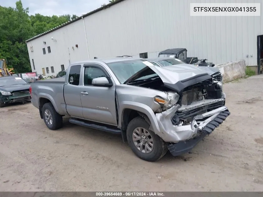 2016 Toyota Tacoma Sr5 VIN: 5TFSX5ENXGX041355 Lot: 39654669