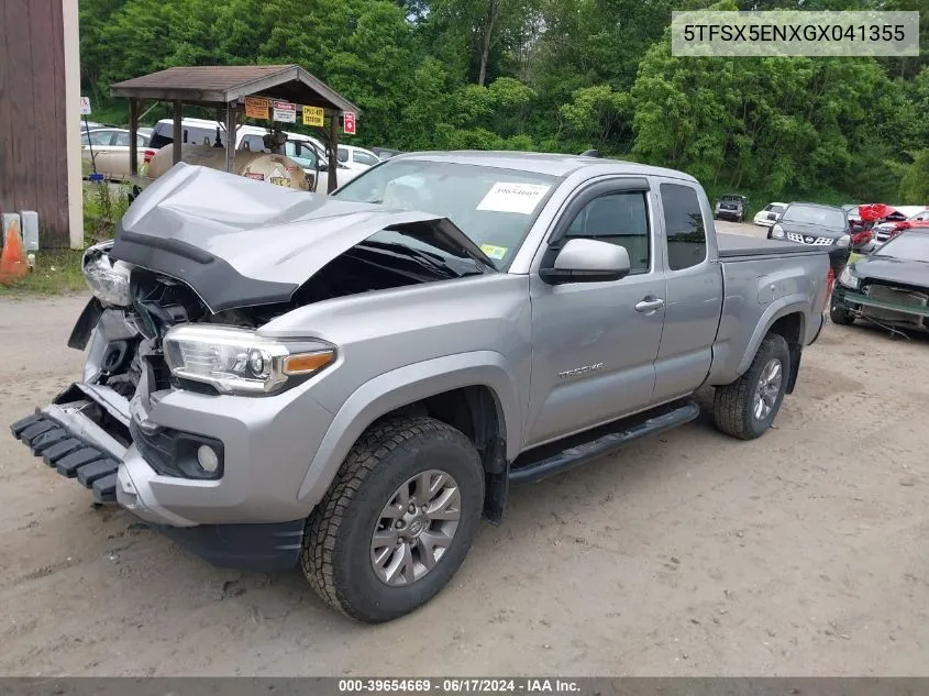 2016 Toyota Tacoma Sr5 VIN: 5TFSX5ENXGX041355 Lot: 39654669