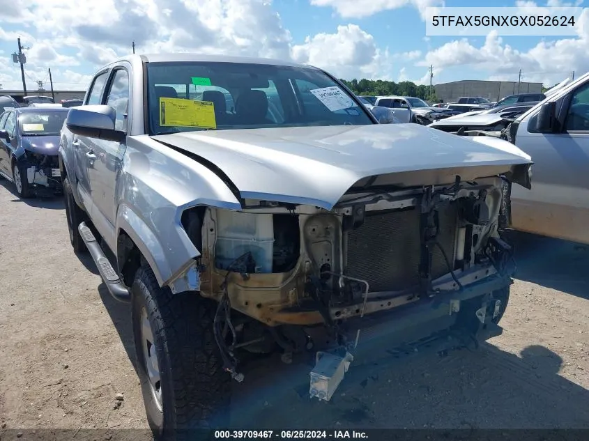 5TFAX5GNXGX052624 2016 Toyota Tacoma Double Cab/Sr/Sr5