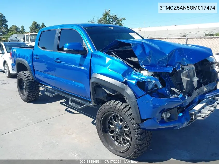 3TMCZ5AN5GM017474 2016 Toyota Tacoma Trd Off Road