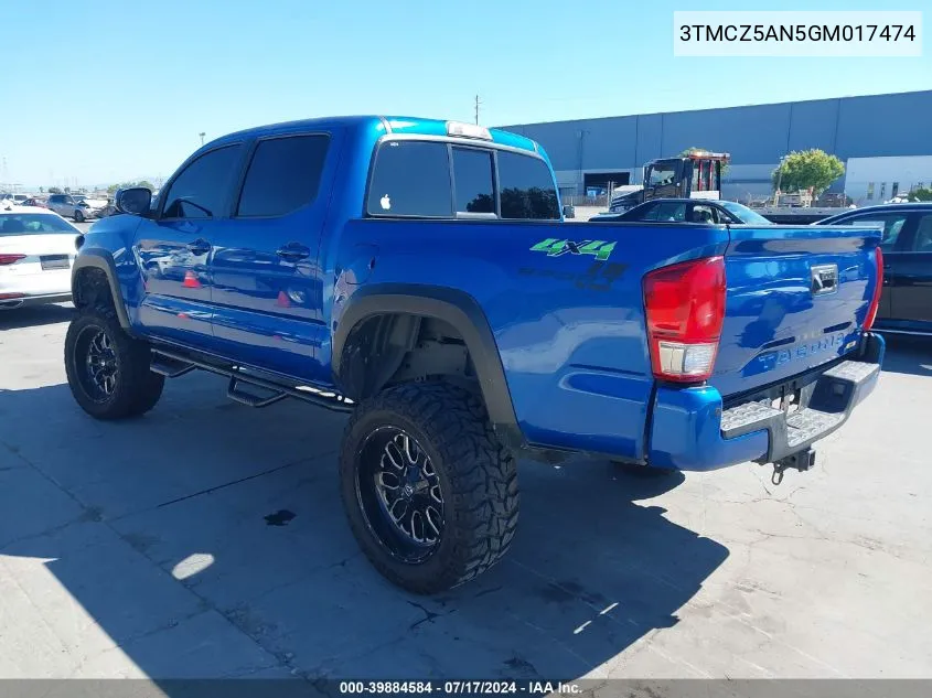 3TMCZ5AN5GM017474 2016 Toyota Tacoma Trd Off Road