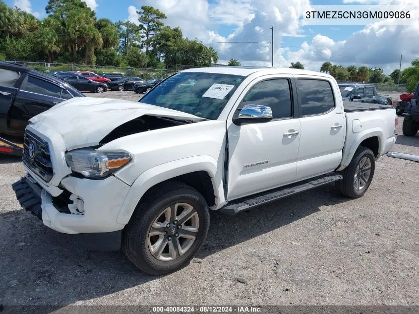 2016 Toyota Tacoma Limited VIN: 3TMEZ5CN3GM009086 Lot: 40084324