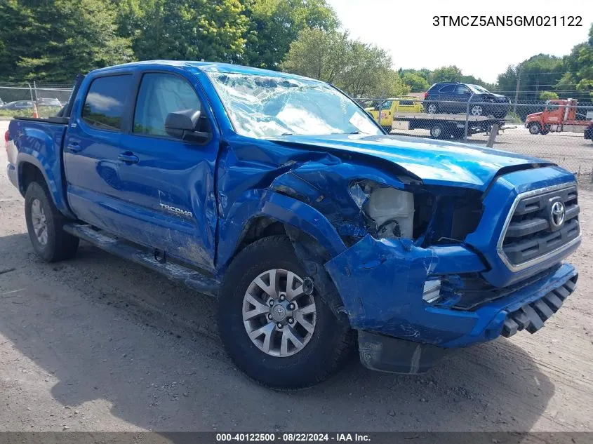 2016 Toyota Tacoma Sr5 V6 VIN: 3TMCZ5AN5GM021122 Lot: 40122500