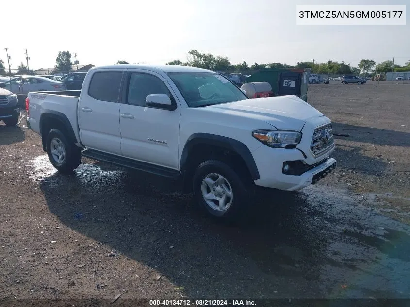 3TMCZ5AN5GM005177 2016 Toyota Tacoma Trd Off Road