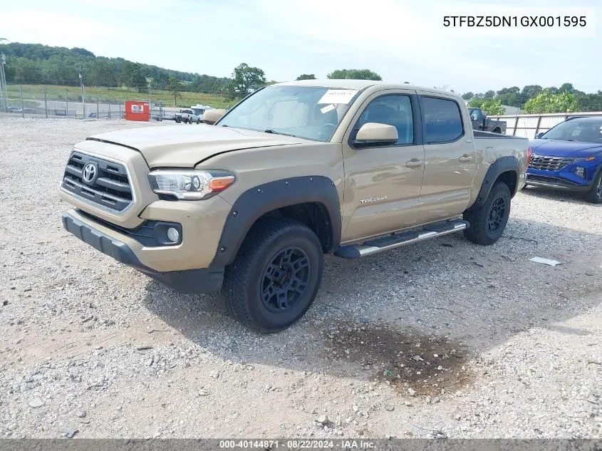 5TFBZ5DN1GX001595 2016 Toyota Tacoma Sr5