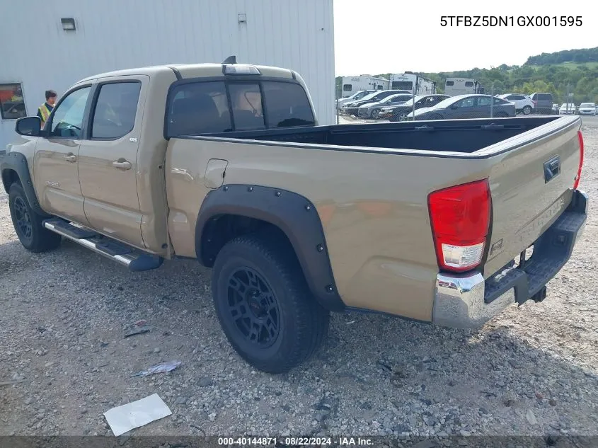 2016 Toyota Tacoma Sr5 VIN: 5TFBZ5DN1GX001595 Lot: 40144871