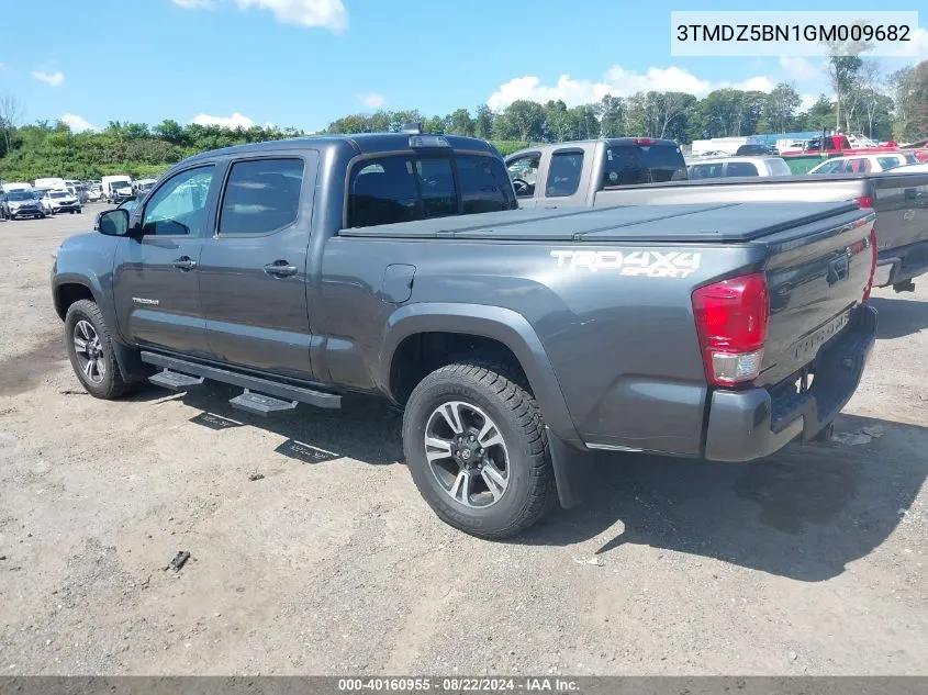 2016 Toyota Tacoma Trd Sport VIN: 3TMDZ5BN1GM009682 Lot: 40160955