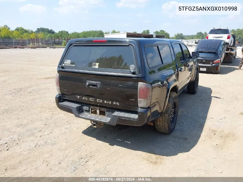 5TFGZ5ANXGX010998 2016 Toyota Tacoma Limited