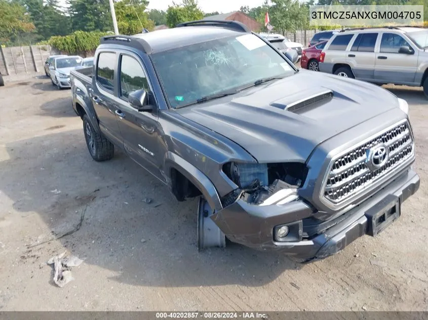 2016 Toyota Tacoma Trd Sport VIN: 3TMCZ5ANXGM004705 Lot: 40202857