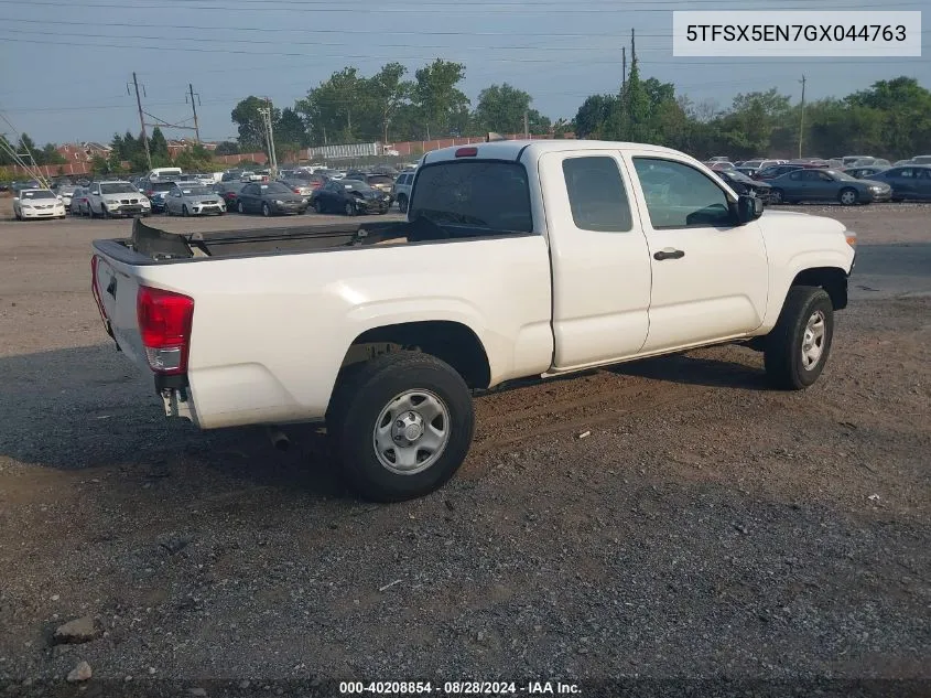 2016 Toyota Tacoma Sr VIN: 5TFSX5EN7GX044763 Lot: 40208854