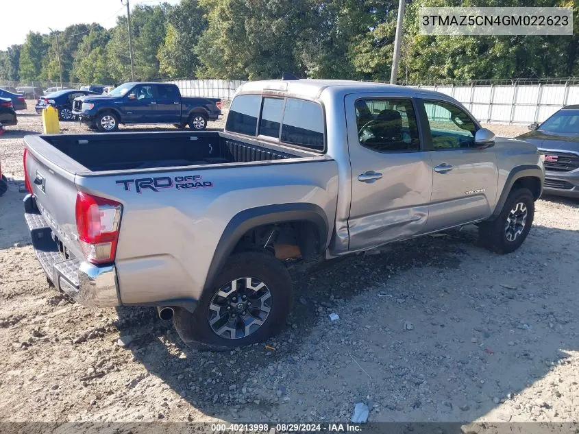 2016 Toyota Tacoma Trd Off Road VIN: 3TMAZ5CN4GM022623 Lot: 40213998